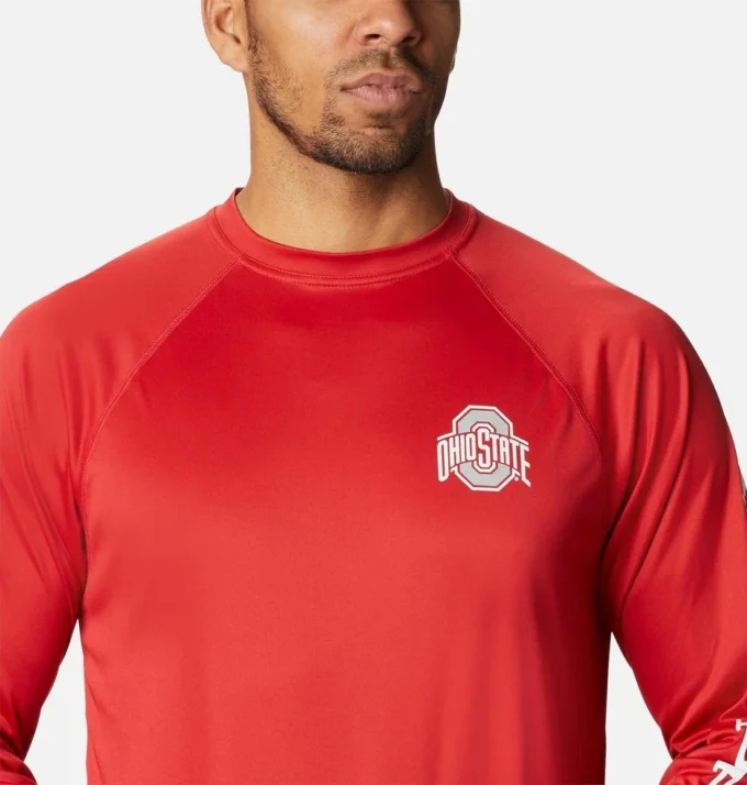 Camisa de manga larga PFG Terminal Tackle™ para hombre – Ohio State