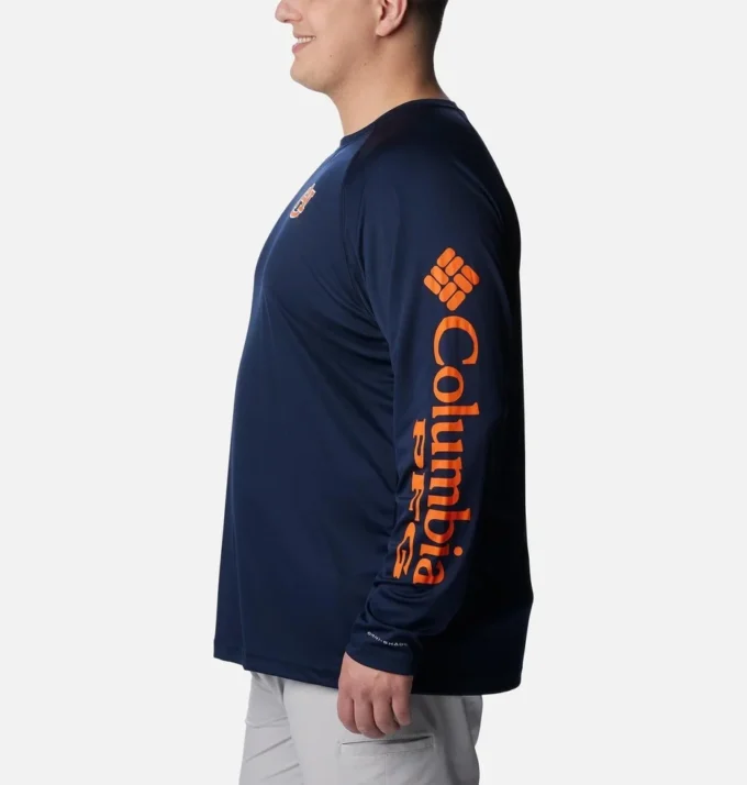Camisa de manga larga PFG Terminal Tackle™ para hombre – Talla grande – Auburn