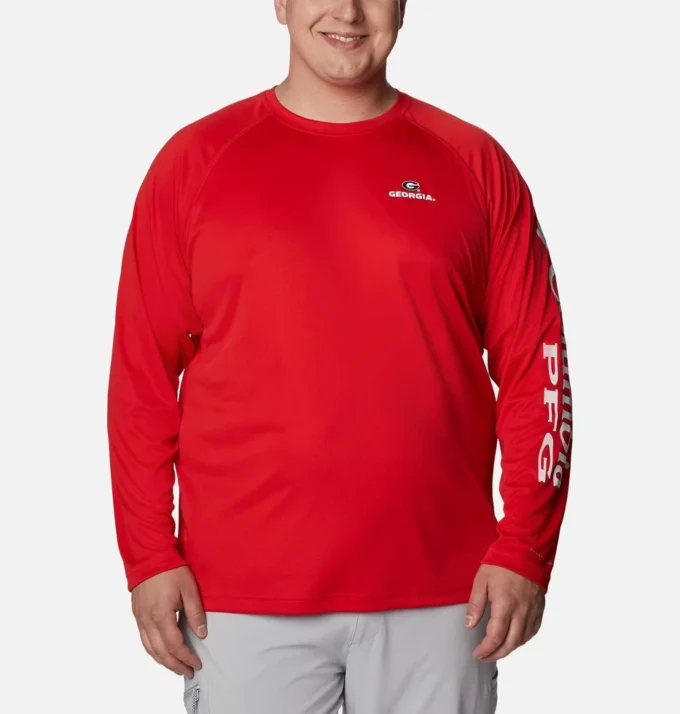 Camisa de manga larga PFG Terminal Tackle™ para hombre – Talla grande – Georgia