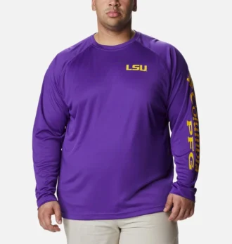 Camisa de manga larga PFG Terminal Tackle™ para hombre – Talla grande – LSU