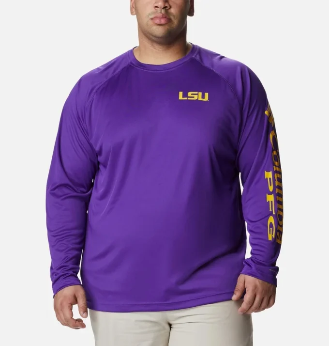 Camisa de manga larga PFG Terminal Tackle™ para hombre – Talla grande – LSU