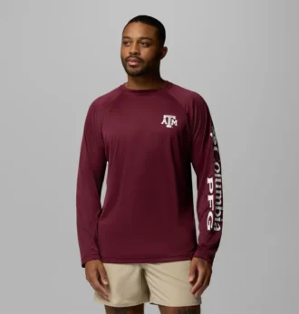 Camisa de manga larga PFG Terminal Tackle™ para hombre – Texas A&M
