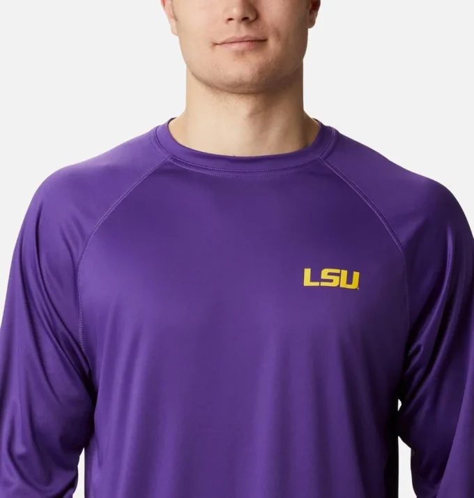 Camisa de manga larga PFG Terminal Tackle™ para hombre universitario – LSU