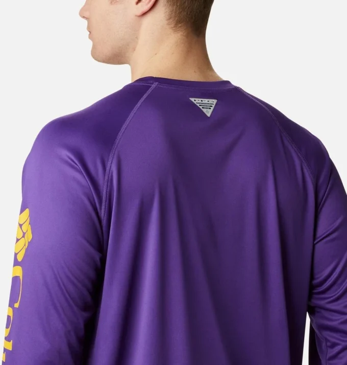 Camisa de manga larga PFG Terminal Tackle™ para hombre universitario – LSU