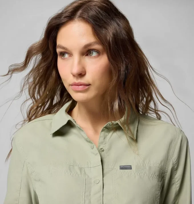 Camisa de manga larga Skien Valley™ para mujer