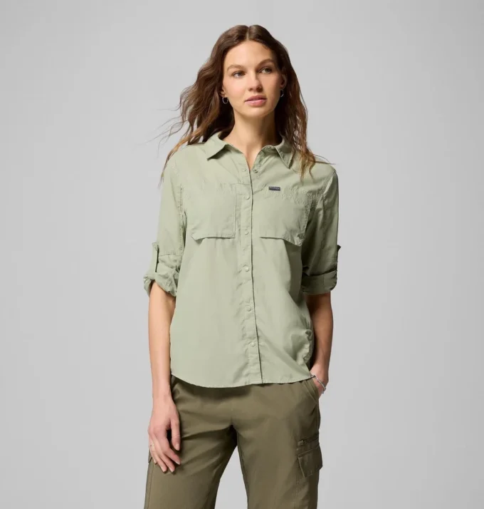Camisa de manga larga Skien Valley™ para mujer
