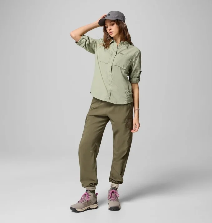Camisa de manga larga Skien Valley™ para mujer