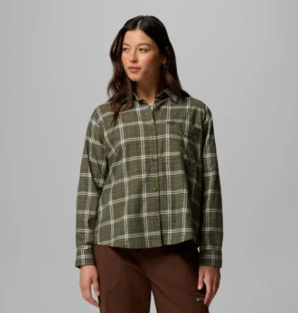 Camisa de manga larga tejida Blue Point Creek™ para mujer