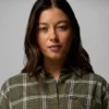 Camisa de manga larga tejida Blue Point Creek™ para mujer