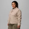 Camisa de manga larga tejida Blue Point Creek™ para mujer – Talla grande