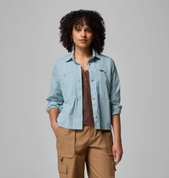 Camisa de manga larga tejida Brea Falls™ para mujer