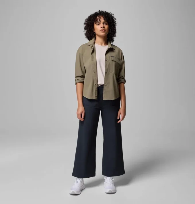 Camisa de manga larga tejida Granite Point™ para mujer