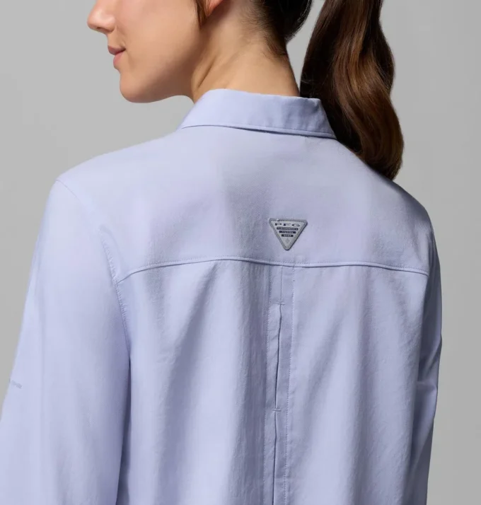 Camisa de manga larga tejida PFG Castback™ para mujer