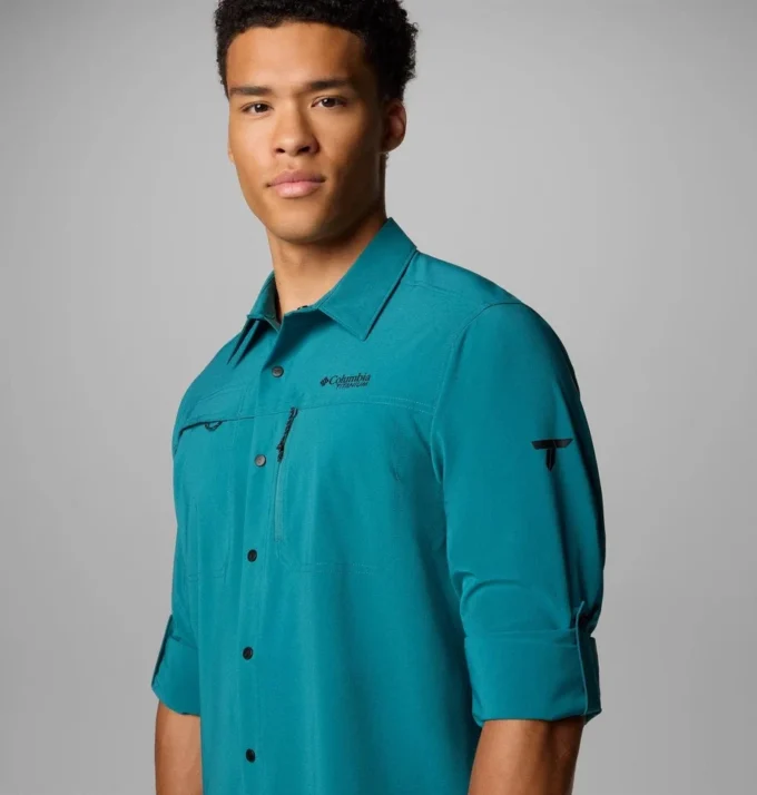Camisa de manga larga tejida Summit Valley™ para hombre Camisa de manga larga tejida Summit Valley™ para hombre