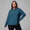 Camisa de manga larga utilitaria Silver Ridge™ para mujer – Talla grande