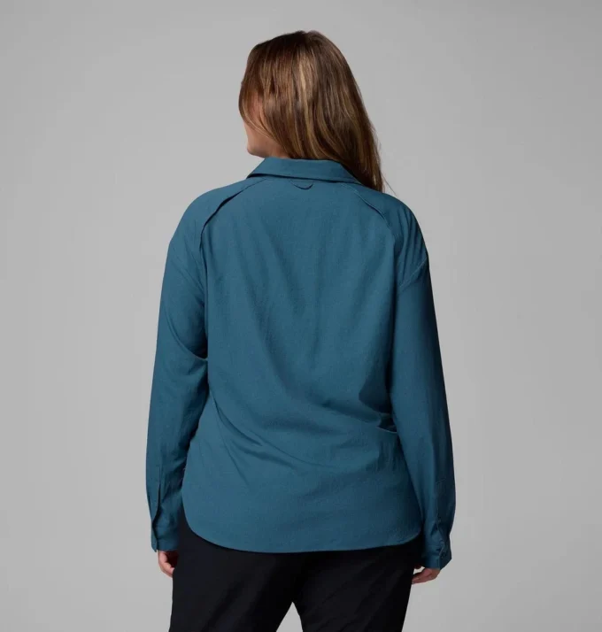 Camisa de manga larga utilitaria Silver Ridge™ para mujer – Talla grande