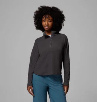 Camisa Holly Hideaway™ Waffle Half Snap para mujer