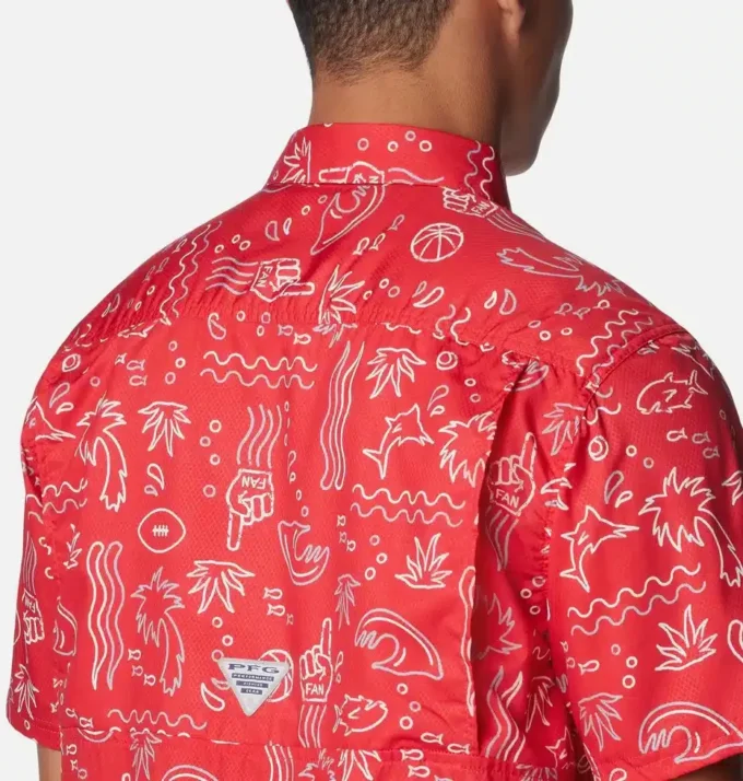 Camisa Men Collegiate PFG Super Slack Tide™ – Ohio State Camisa Men Collegiate PFG Super Slack Tide™ – Ohio State