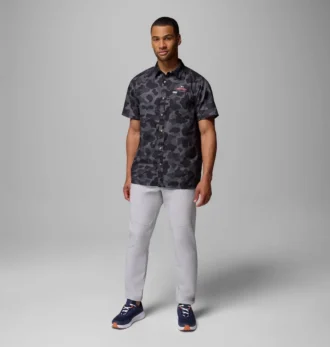 Camisa PFG Super Slack Tide™ para hombre, estilo universitario – Georgia