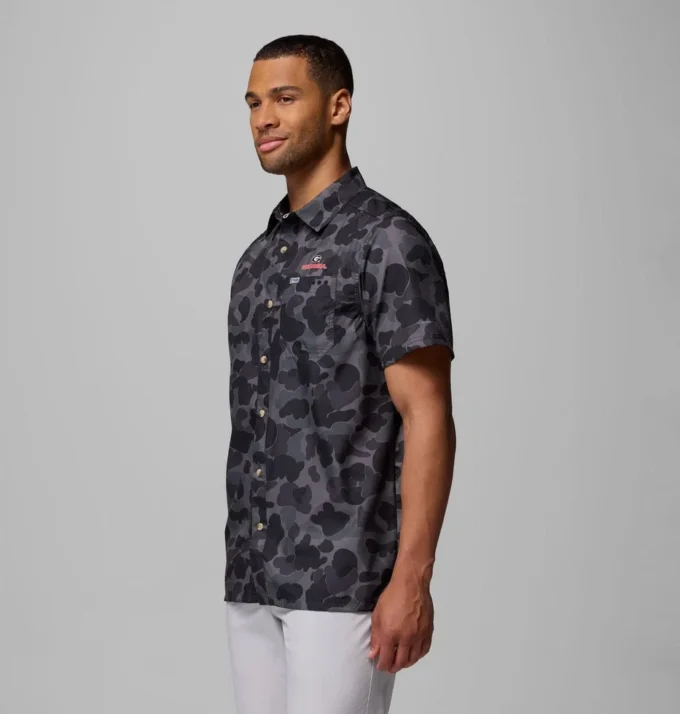 Camisa PFG Super Slack Tide™ para hombre, estilo universitario – Georgia Camisa PFG Super Slack Tide™ para hombre, estilo universitario – Georgia