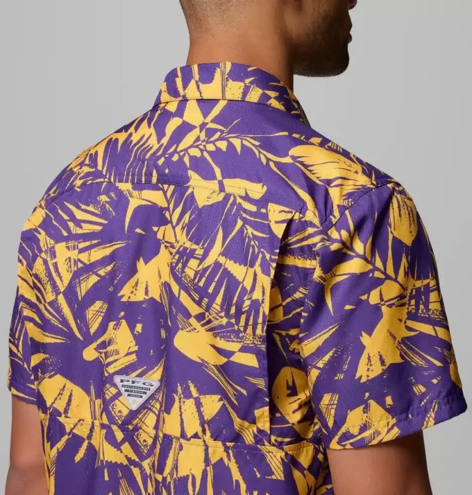 Camisa PFG Super Slack Tide para hombre – LSU Camisa PFG Super Slack Tide para hombre – LSU