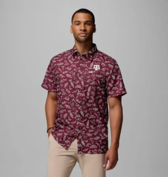 Camisa PFG Super Slack Tide™ para hombre – Texas A&M