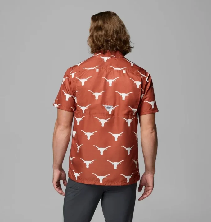 Camisa PFG Super Slack Tide™ para hombre universitario – Texas Camisa PFG Super Slack Tide™ para hombre universitario – Texas