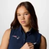 Camisa sin mangas PFG Tamiami™ para mujer – New England Patriots