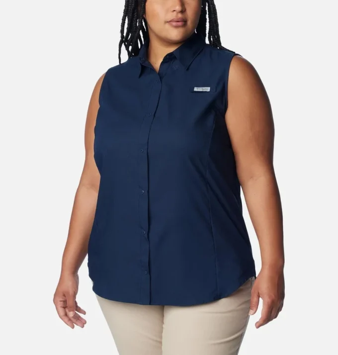 Camisa sin mangas PFG Tamiami™ para mujer – Talla grande