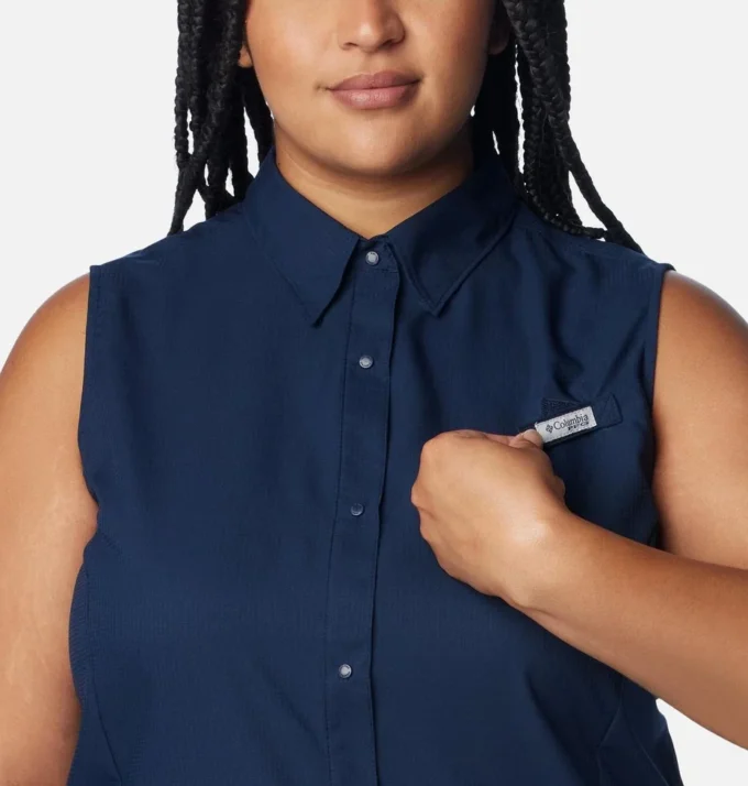 Camisa sin mangas PFG Tamiami™ para mujer – Talla grande
