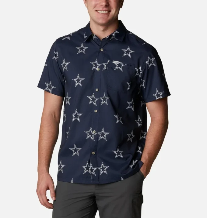 Camisa Super Slack Tide PFG para hombre de los Dallas Cowboys Camisa Super Slack Tide PFG para hombre de los Dallas Cowboys