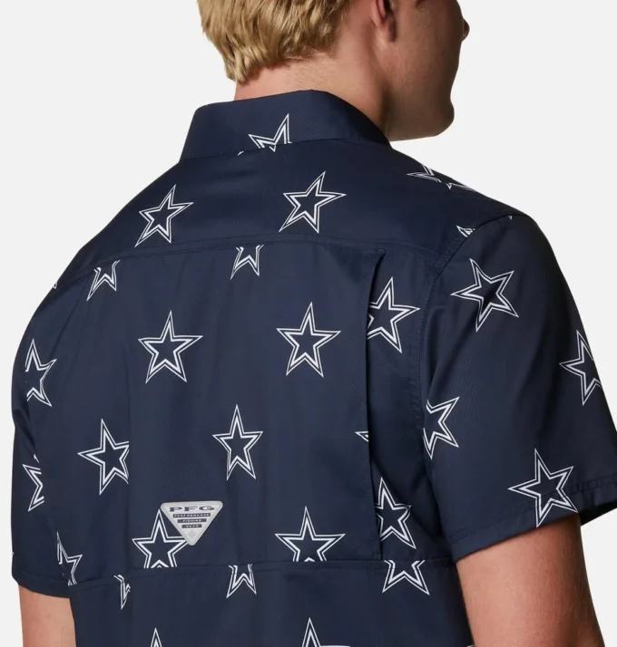 Camisa Super Slack Tide PFG para hombre de los Dallas Cowboys Camisa Super Slack Tide PFG para hombre de los Dallas Cowboys