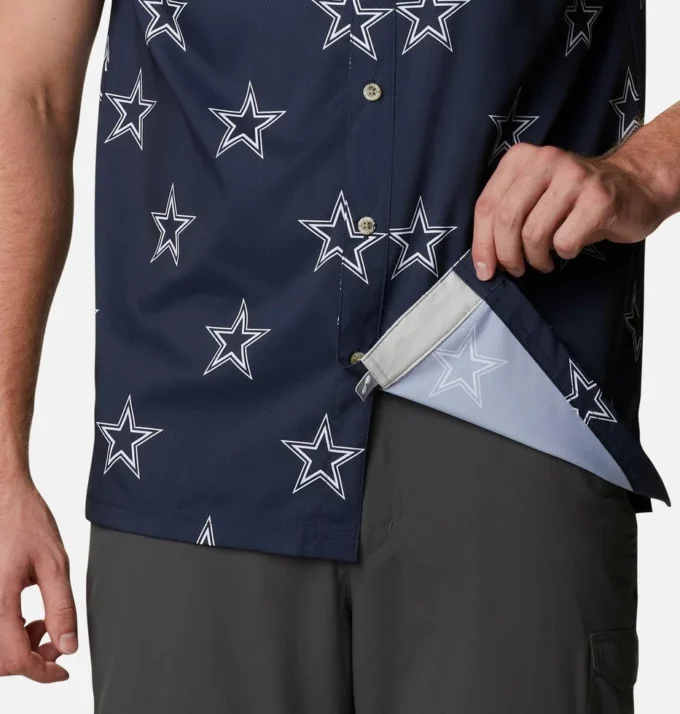 Camisa Super Slack Tide PFG para hombre de los Dallas Cowboys Camisa Super Slack Tide PFG para hombre de los Dallas Cowboys