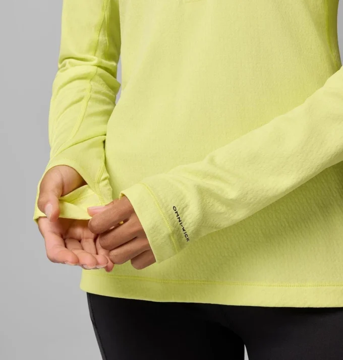 Camiseta con media cremallera DriVenture™ para mujer