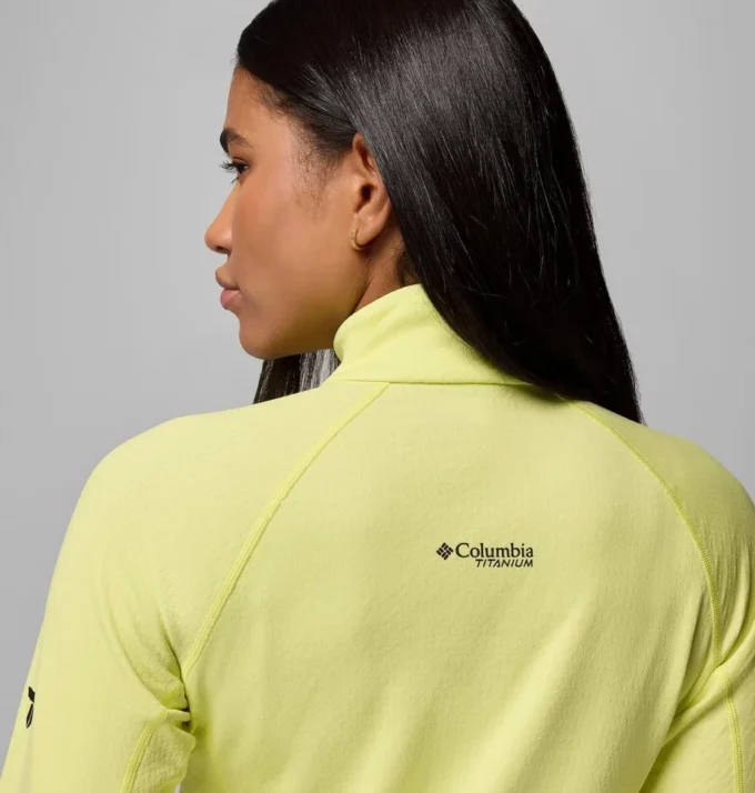 Camiseta con media cremallera DriVenture™ para mujer