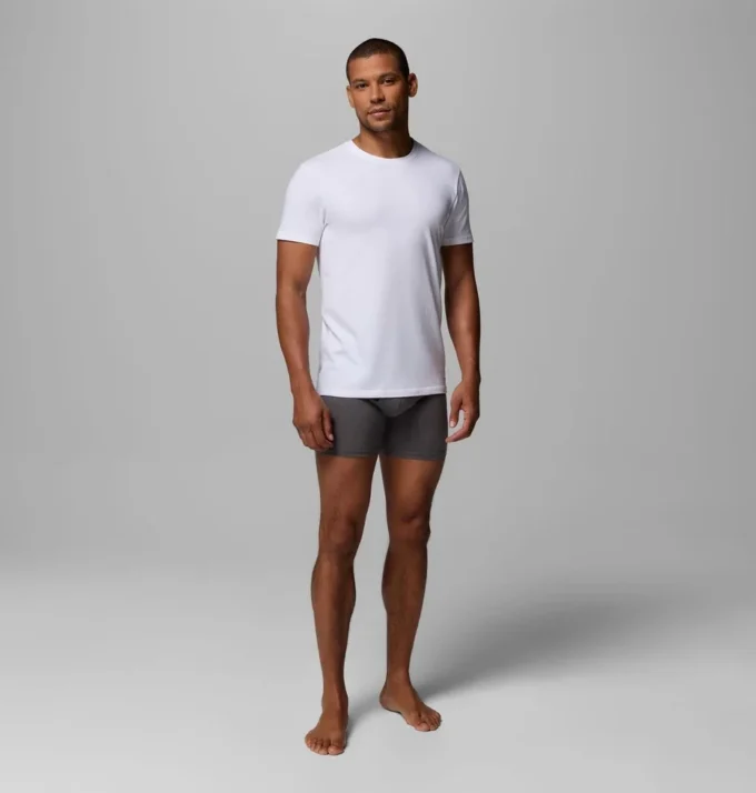 Camiseta de algodón elástico para hombre – Pack de 3