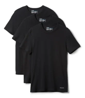 Camiseta de cuello redondo para hombre, corte clásico – Pack de 3