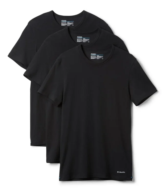 Camiseta de cuello redondo para hombre, corte clásico – Pack de 3