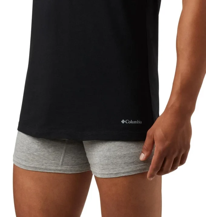 Camiseta de cuello redondo para hombre, corte clásico – Pack de 3