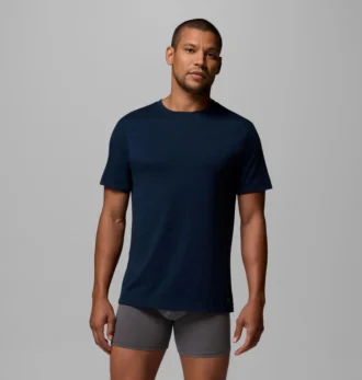 Camiseta de lana merino para hombre, paquete individual