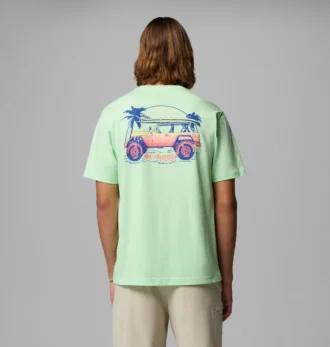 Camiseta de manga corta Beaching Truck PFG para hombre
