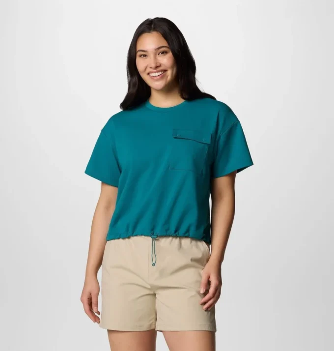 Camiseta de manga corta de punto Granite Point™ para mujer