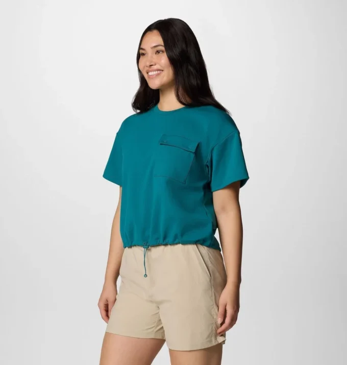 Camiseta de manga corta de punto Granite Point™ para mujer