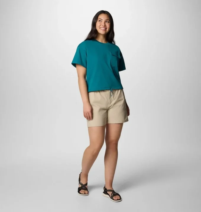Camiseta de manga corta de punto Granite Point™ para mujer