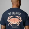 Camiseta de manga corta para hombre Dungeness SF CA CSC