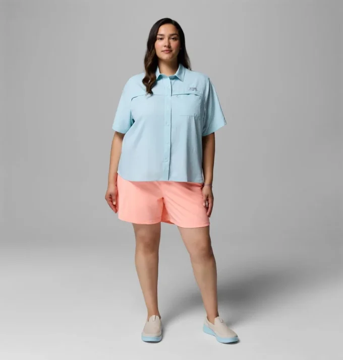Camiseta de manga corta PFG Castback™ para mujer – Tallas grandes