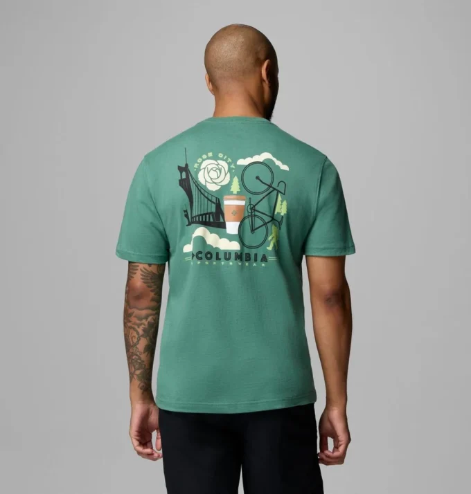 Camiseta de manga corta Portlents PDX CSC para hombre