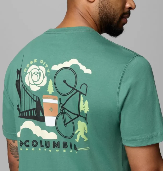 Camiseta de manga corta Portlents PDX CSC para hombre