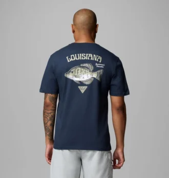 Camiseta de manga corta Sportsman LA Br PFG para hombre
