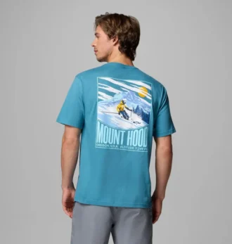 Camiseta de manga corta Steep Mt Hood OR CSC para hombre Camiseta de manga corta Steep Mt Hood OR CSC para hombre